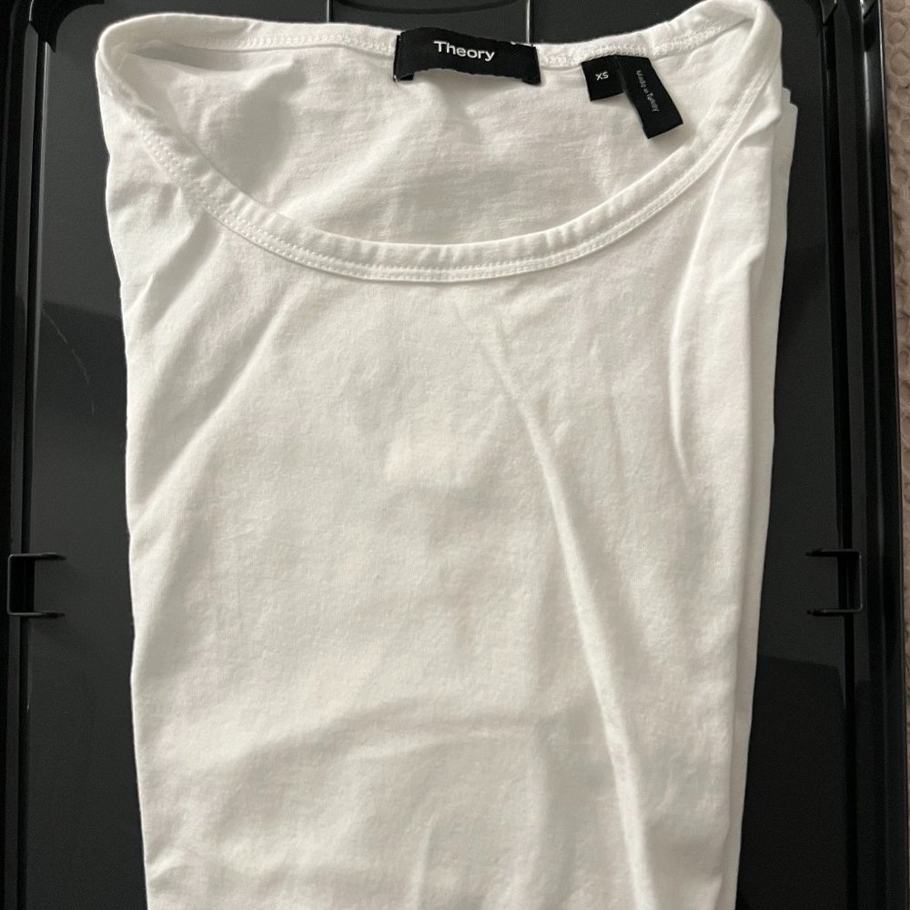 Theory Precise Tee in Luxe Cotton Jersey